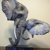 Bill Wieger – “Mother and Child African Elephants” – http://www.billwieger.com/
