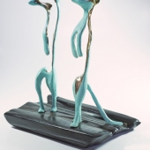 Ani Mollereau - “Meerkats "On guard" ” – http://www.animollereausculpture.com/