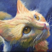 Diana McClarnon - “Who wants to eat?” – http://thepainteddoorartgallery.com/