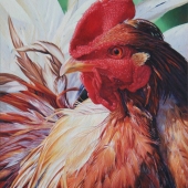 Cheryl Plautz – “Kooky” – http://dailypaintworks.com/Artists/cheryl-plautz-5345