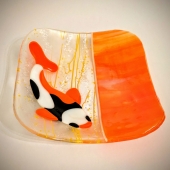 Katherine Berg - “Koi Plate” – http://www.katherinebergartglass.com/