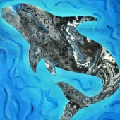 Cindy Friesen-Ford Ashurst - “Blue Whale” – http://www.artsyladystudio.com/