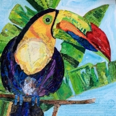 Sharon West - “Toucan Joy” – https://sharonwestfineart.com/