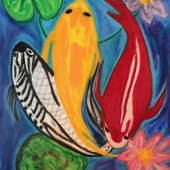 Janet Blackwell - “Three Sisters Koi Fish” – iinternational1122@yahoo.com