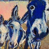 Roxanne Fawcett - “Donkey Blues” – http://www.rgfawcettart.com/