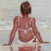 Julie Hollis - “The White Bikini” – http://www.juliehollis.com.au