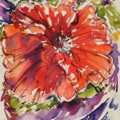 Theodore Heublein - “Front Porch Hibiscus 2” – http://www.theodoreheubleinart.com