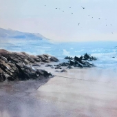 Claudia Araceli - “The Gulls riding the Wild Wind” – http://www.claudiaaraceli.com