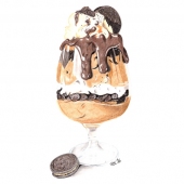Helen Brown-Campbell - “Oreo Ice Cream” – https://www.artbyhelenbc.co.uk
