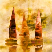 Barbara Mierau-Klein - “Red and Yellow Sailboats” – http://www.barbaramierauklein.com