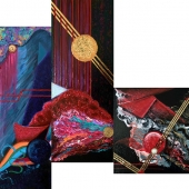 Art Duet - Margarita Henriksson and NPrima - “Triptych Japan 10 - Girl and Fish” – http://www.infinityofart.com/