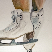 Dawn McEvoy - “Figure Skates” – http://dawnmcevoymixedmedia.com/
