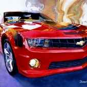 2nd Place – Diane Morgan - “Hot as a Heartbeat” – www.dianemorganpaints.com