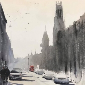 3rd Place – Claudia Araceli - “Red Bus” – www.claudiaaraceli.com