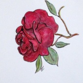 Clyde J. Kell - “Wet Rose” – http://www.cjkellartworks.com/