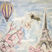 Elaina Goodkind - “Bee's Blossoming in Paris” – elainagoodkind69@gmail.com