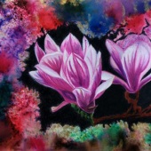 Robin Rudolph - “Magnolias” – https://www.instagram.com/robin.rudolph.fineart/