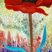tanya Abel - “Red Poppy” – http://www.mitzvahgifts.net/