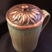 4th Place – Judy Laub - “Leaf Mug” – www.jlaubmetalworks.com