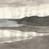Sara Davies - “Langland Bay” – https://www.facebook.com/saradaviesillustrations/