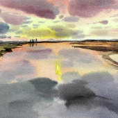 Yamei Du - “Sunset in Darushan” – jillyamei@163.com