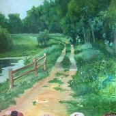 Heather Krebs - “Country Road” – feathergreenkrebs@gmail.com