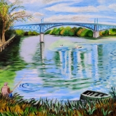 Rosann - “The Fisherman of the Marl Banks” – https://www.artmajeur.com/anne-roussel-3