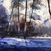 Hongbin Zhang - “Jungle at Sunset” – shengxinyu123@163.com