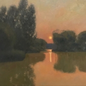 Qifan Li - “The setting Sun on the Bank” – LucaLee1995@outlook.com