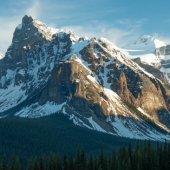 Hon. Mention - Larry E Klink - “Ten Peaks from the Road to Moraine Lakes” – www.earthwatcher.us