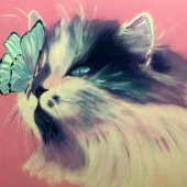 Elle McCarthy - "Butterfly Encounter” – https://www.artbyellemccarthy.com/