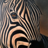 Emily Monnington – “Last Light - Zebra” – https://bluethumb.com.au/emily-monnington