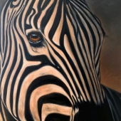 Emily Monnington – “Last Light - Zebra” – https://bluethumb.com.au/emily-monnington