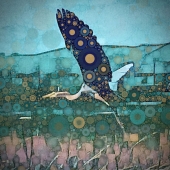 3rd Place – ChaCha – “Heron Liftoff” – chachamakesart@yahoo.com