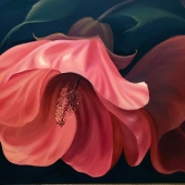 Bhawna Seth - "Tangerine Abutilon” – http://www.artbybhawnaseth.com/