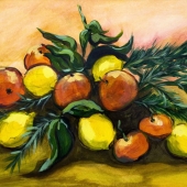 Marti White - "Citrus and Evergreen” – http://www.artbymartiwhite.com/