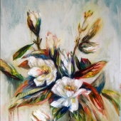Lawrence Corbett - "Magnolia Blossoms” – http://www.larrycorbettpainter.com/