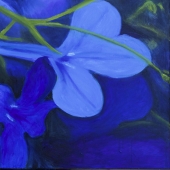 Gay Emmerson - "Lobelia Blue” – http://theyellowchairgallery.com/