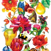 Kate Carlson - "Vivid Blooms” – http://www.rooandcrew.com/