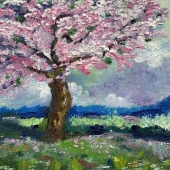 Elena Tuncer - "Pink Blossom” – lalunaelen@yahoo.com