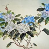Darlene Kaplan - "Hydrangea in Bloom” – https://www.darlenekaplan.com/