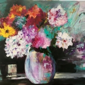 Adrienne Walker - "Symphony of Flowers” – http://www.adriennearts.com/
