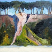 Barbara Lawrence - "Line of Trees” – http://barbaralawrenceart.com/