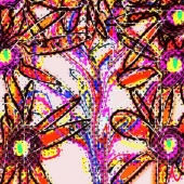 Mikal James - "⠃⠇⠕⠎⠎⠕⠍ (Giving Tree)” – https://www.instagram.com/mikaljames.digart/