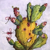 10th Place – Bridgette Calarco - "Deconstructed Red Dye” – www.instagram.com/bridgette_calarco_art