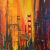Barbara Palana Landry - "San Francisco” – www.landryartist@gmail.com