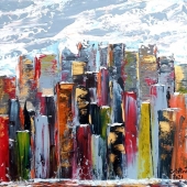 Cristina Rimniceanu - "Winter in the City” – http://www.cristinapainting.com/
