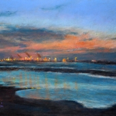 Yu-wei Lin - "Wonderful Night View of Oil Company” – yuweiann@gmail.com