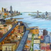 Patricia Meko - "Hudson View” – paintmygarden@comcast.net