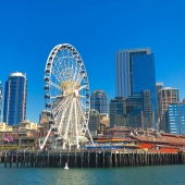 Stephen D. Smith - "Seattle Harbourside on Puget Sound” – http://stephendsmithphotography.com/